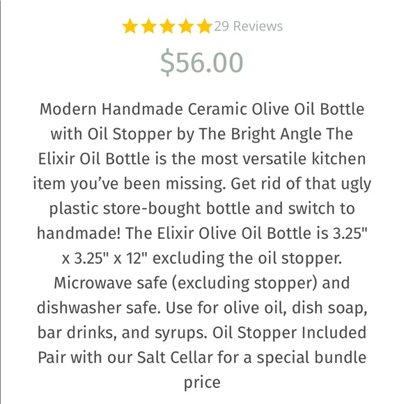 The Bright Angle elixir oil bottle, white. - Picture 5 of 10